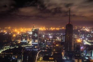 Kenya at night