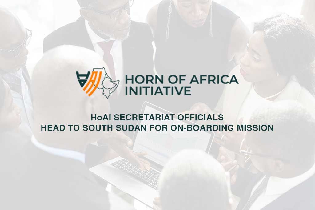 HoAI Secretariat Officials head to South Sudan for on-boarding mission